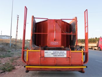 Kamyon Arkası Hidrolik Tertibatlı Yama Makinası 